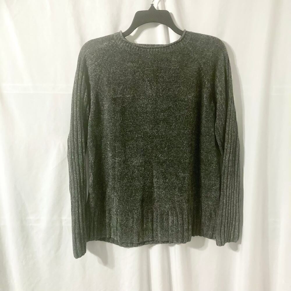 Karen Scott Women's Large Grey Knit Sweater - Picture 3 of 11